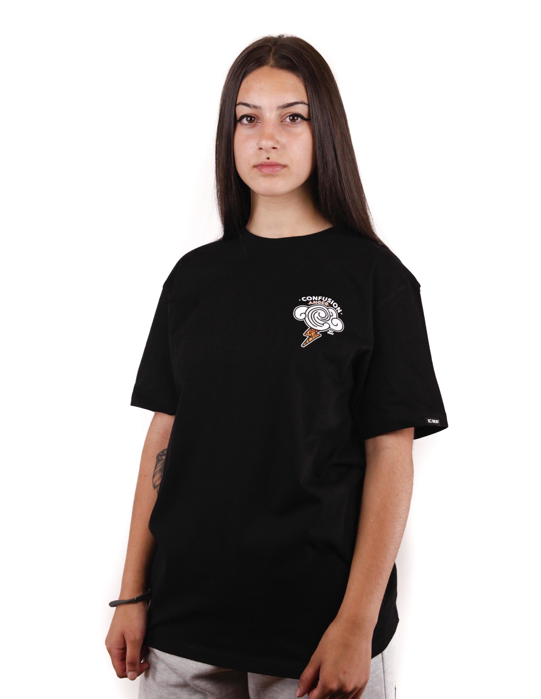 ANGER BLACK TSHIRT