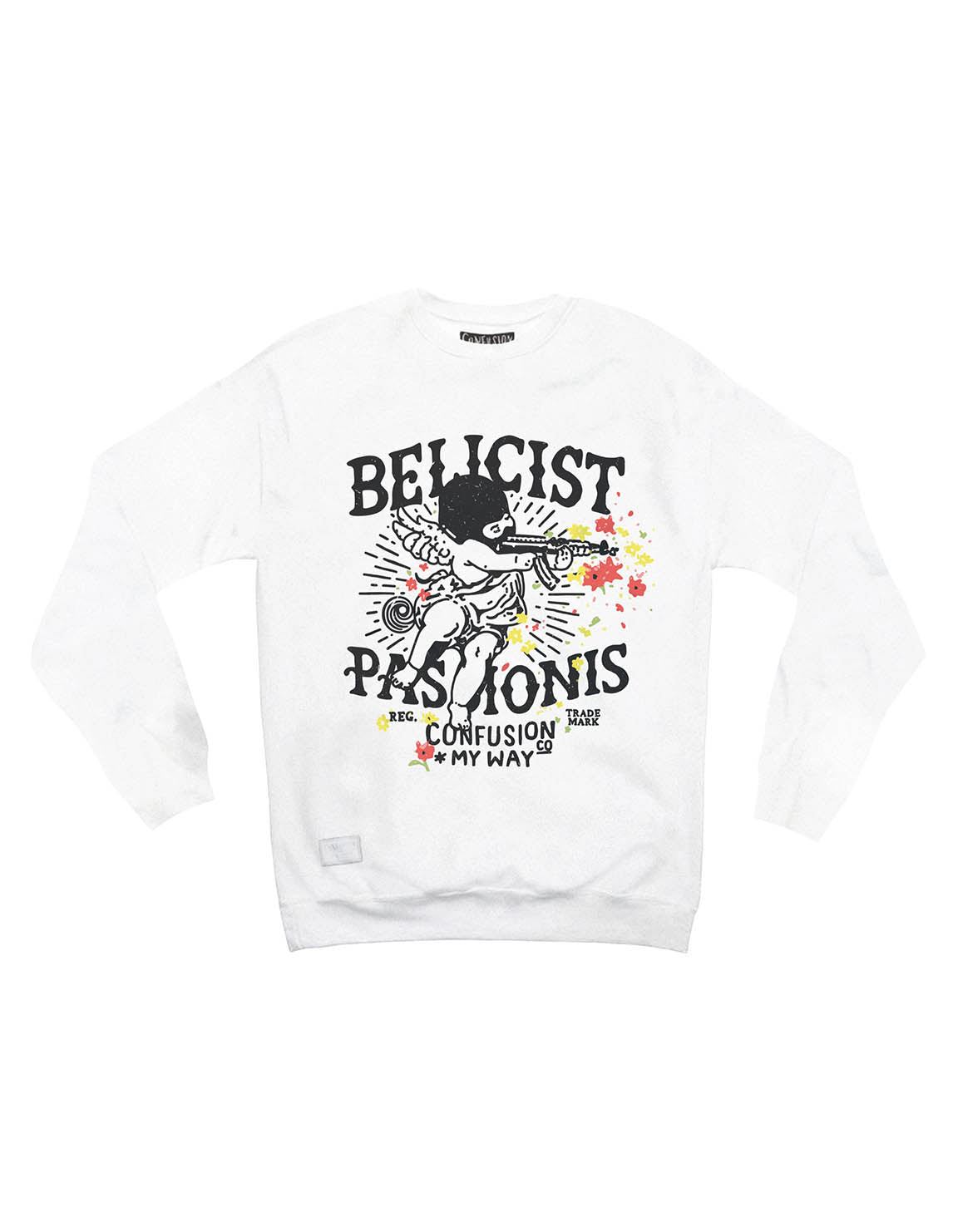 CUPID WHITE CREWNECK