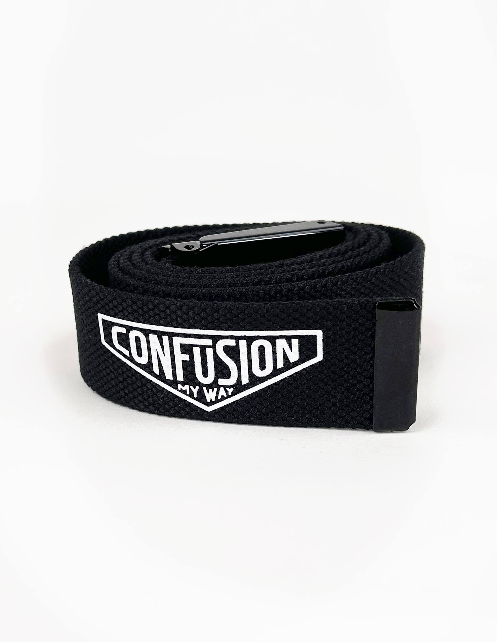 BELT BLACK DEORSUM LOGO CONFUSION