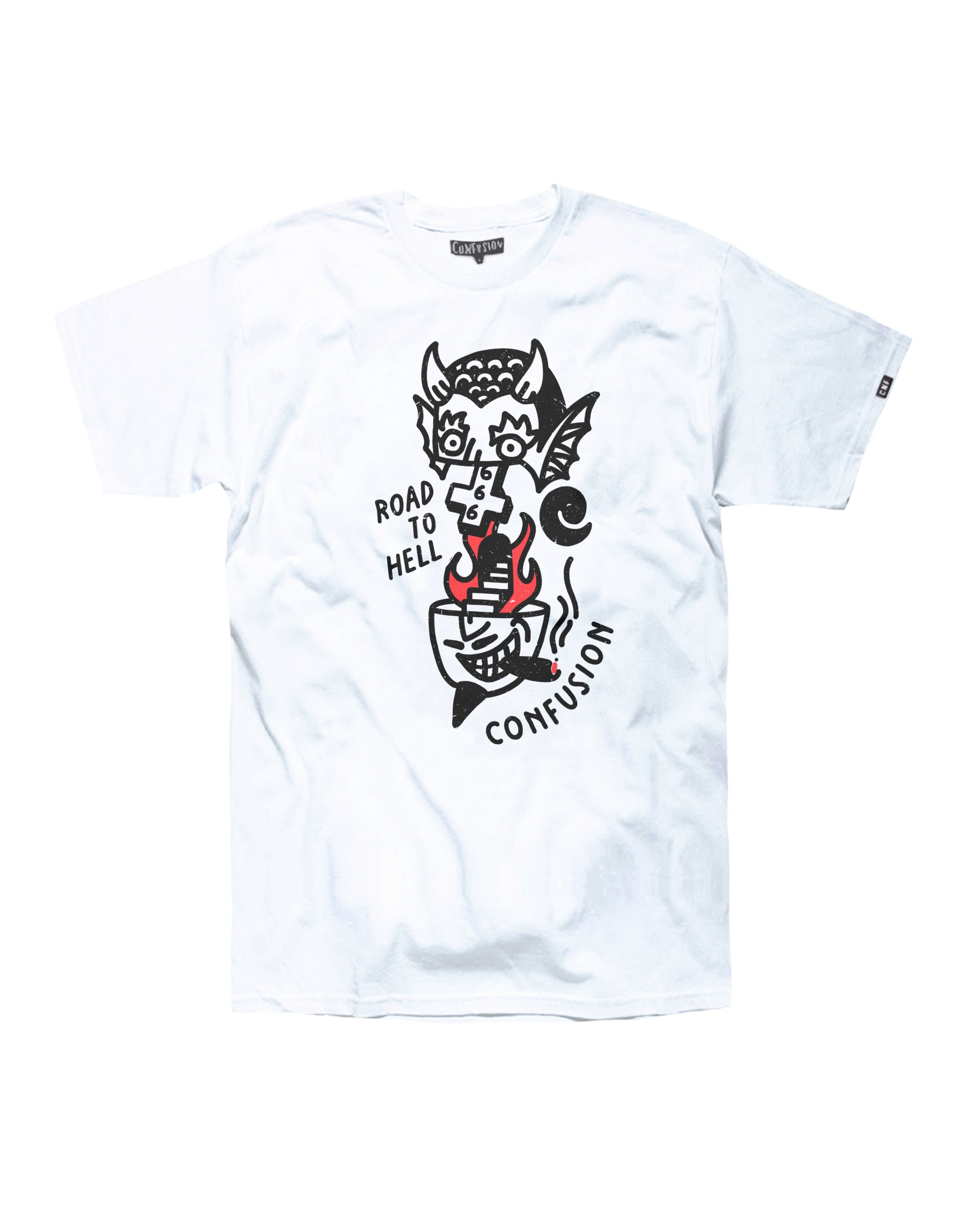 HELL WHITE TSHIRT