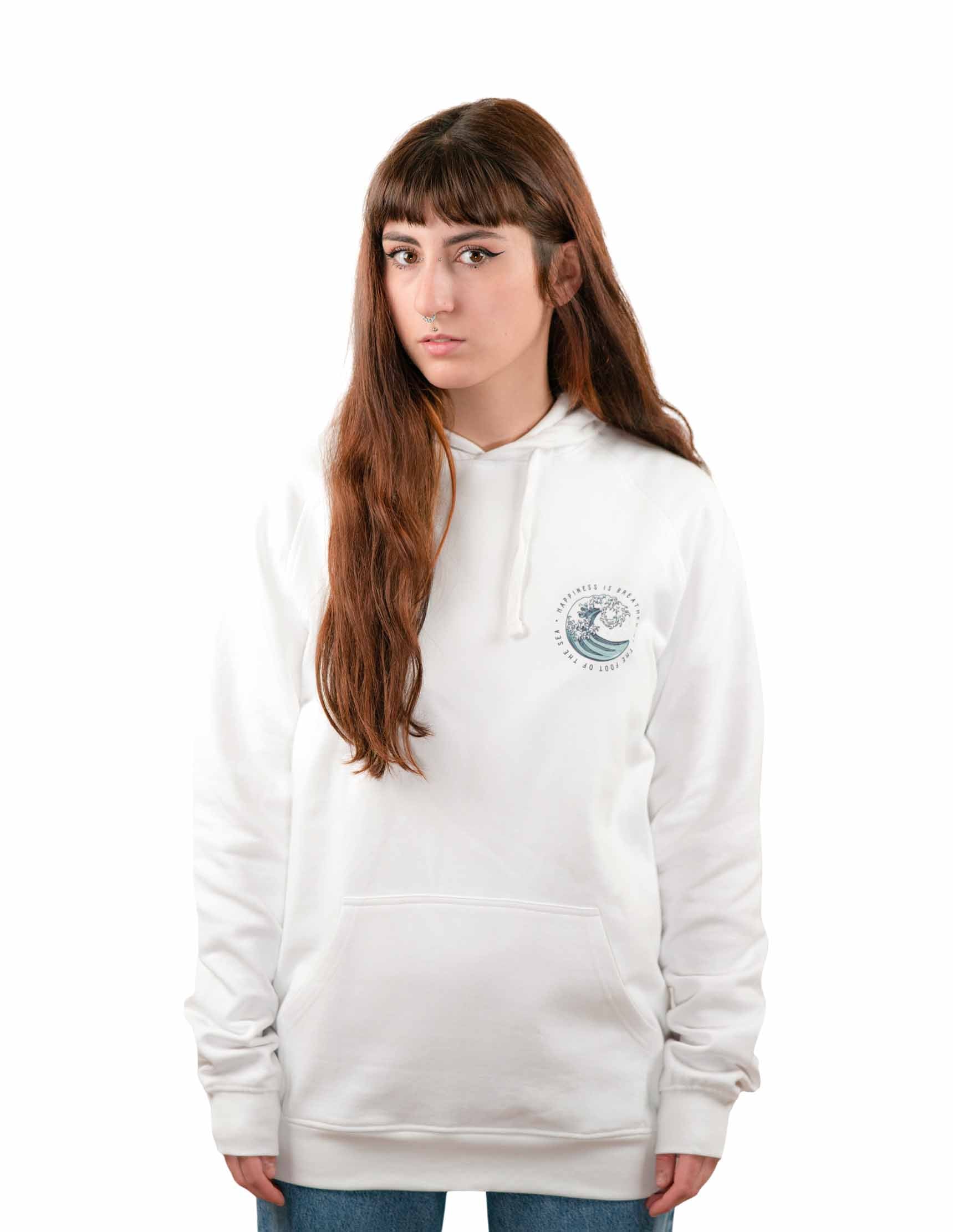 KANAGAWA WHITE HOODIE