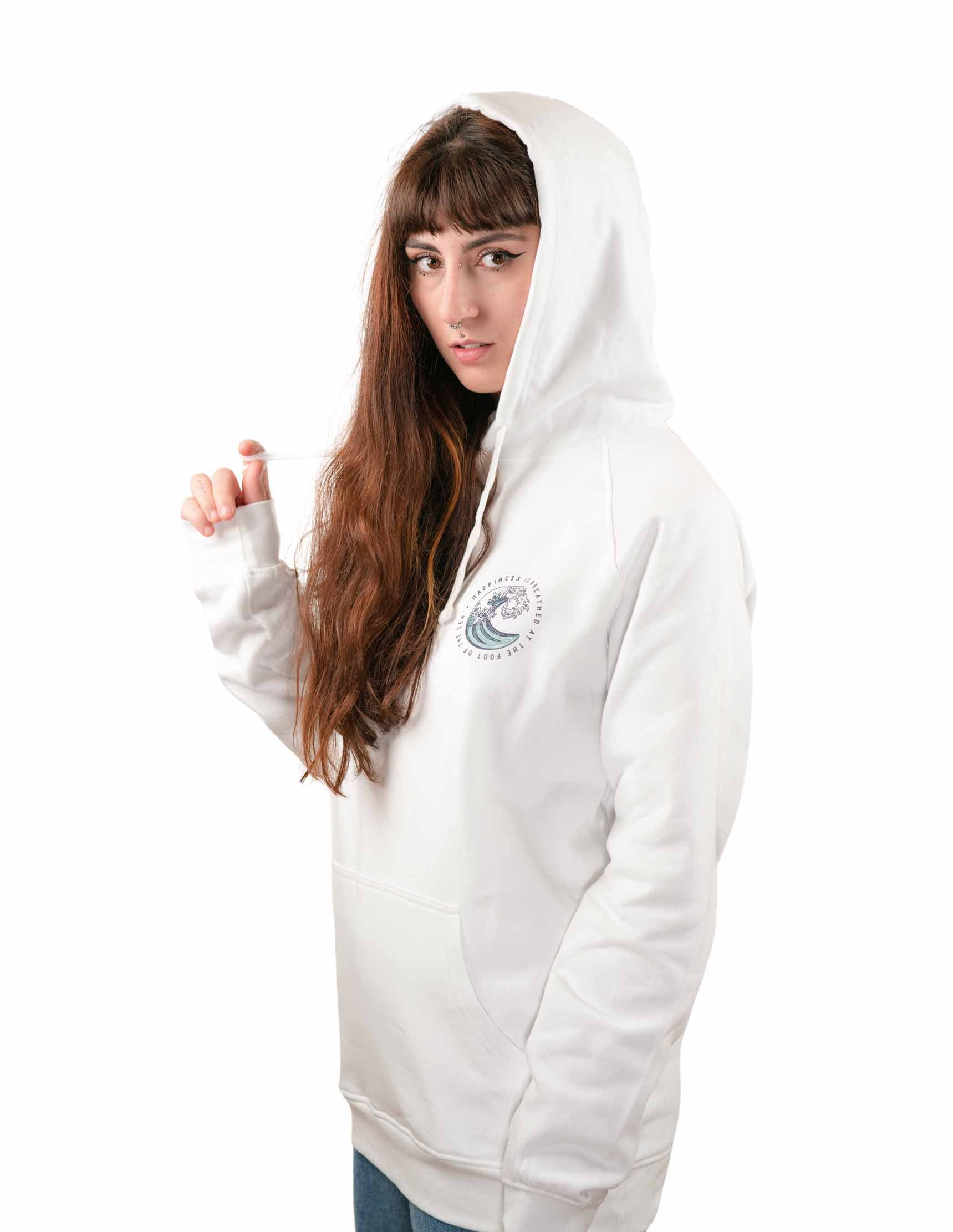 KANAGAWA WHITE HOODIE