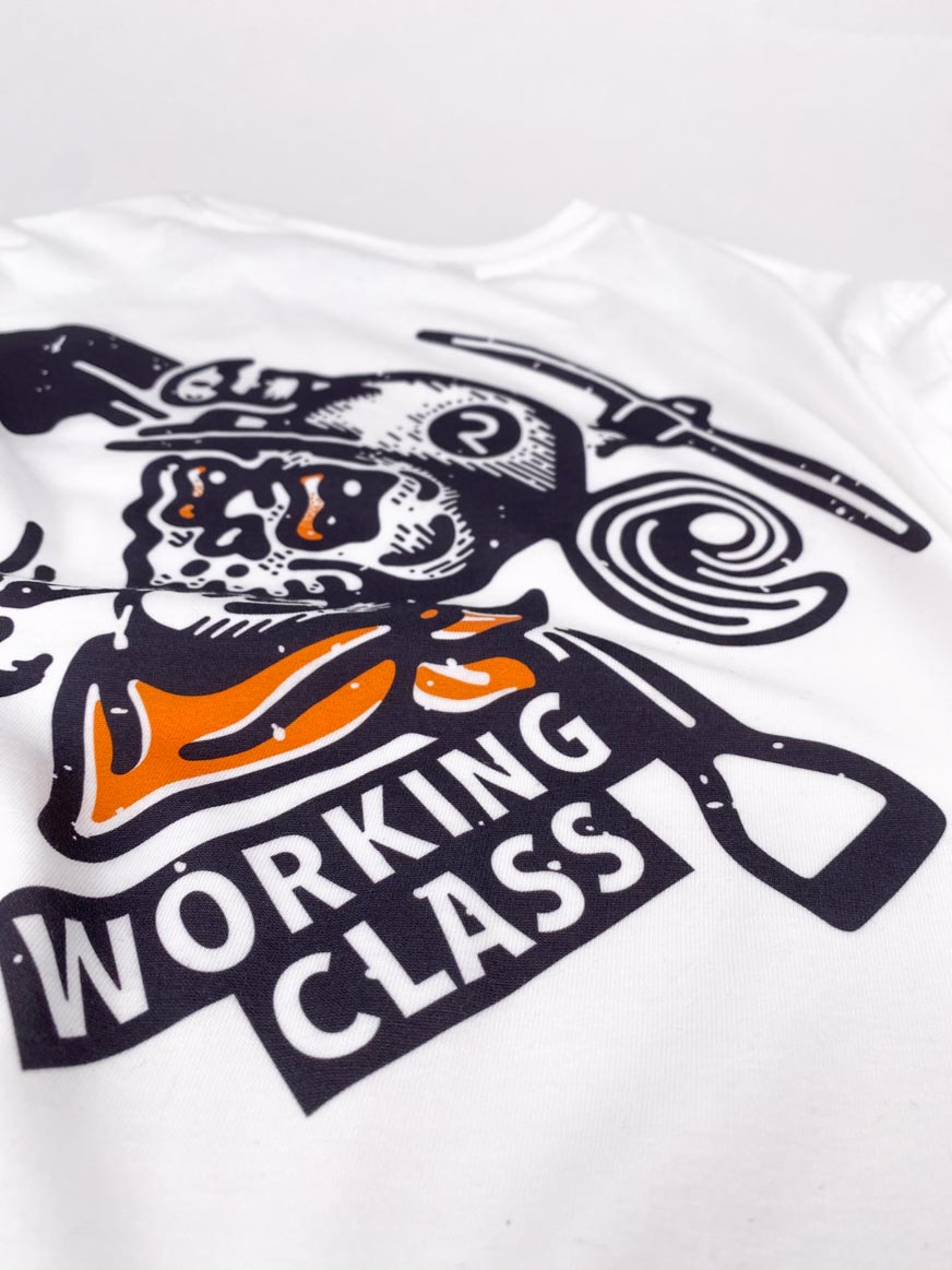 WORKING CLASS WHITE TSHIRT