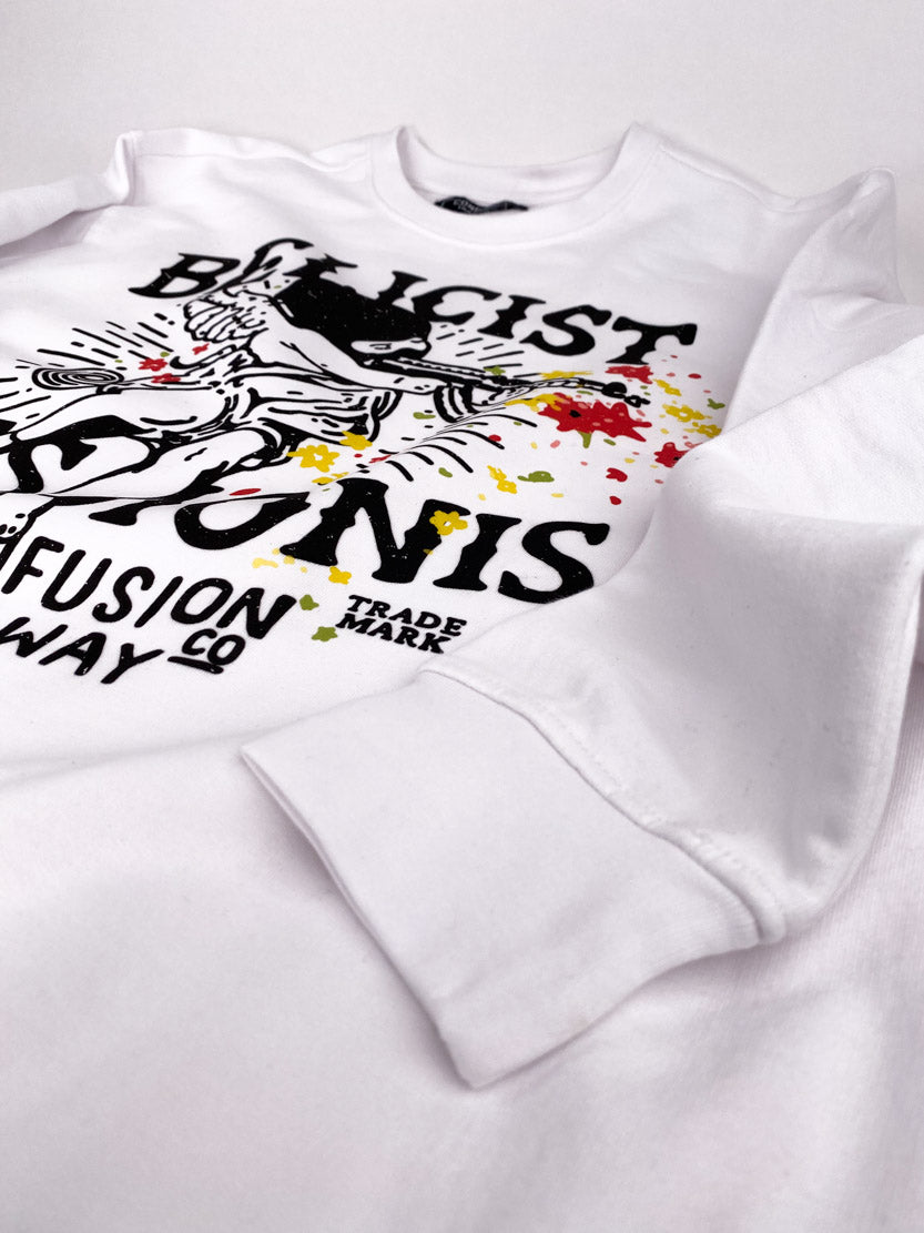 CUPID WHITE CREWNECK